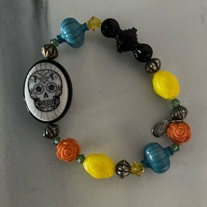 Tarina Tarantino Los Angeles/skull bead bracelet